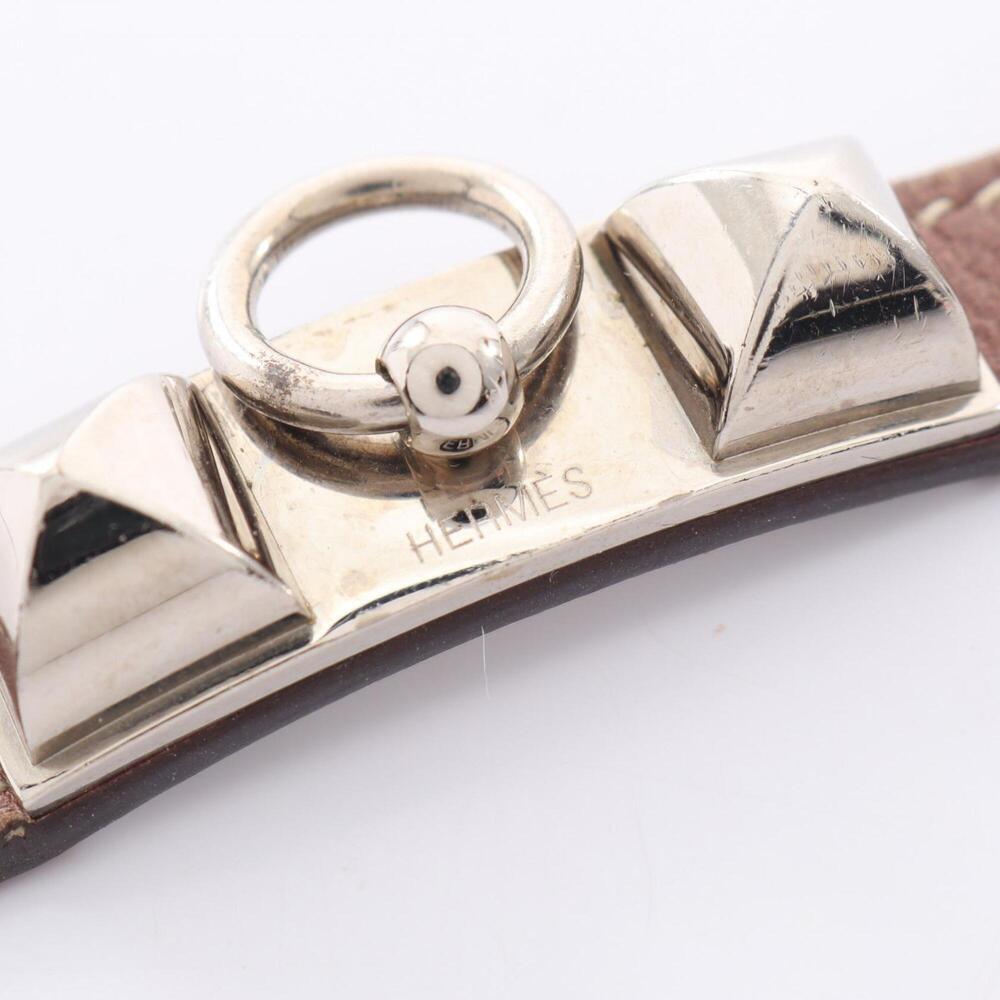 Hermes Rivale Double Tour Bracelet, Leather, Women's, Brown - Picture 4 of 8